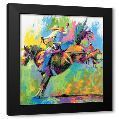 Frontier Days Black Modern Wood Framed Art Print by Wallich, Richard