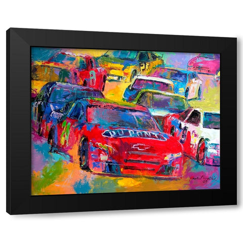 Jeff Gordon Black Modern Wood Framed Art Print by Wallich, Richard