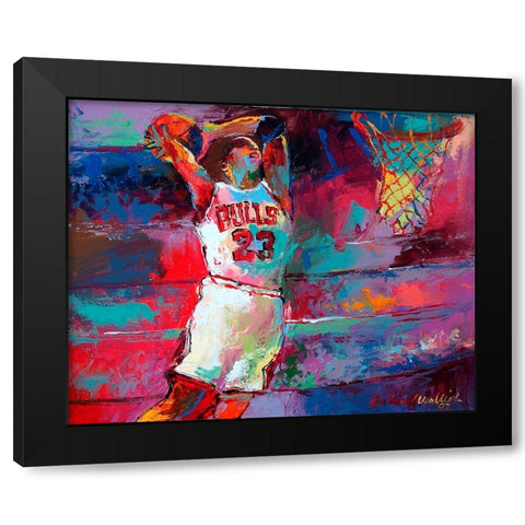 Mike Black Modern Wood Framed Art Print with Double Matting by Wallich, Richard