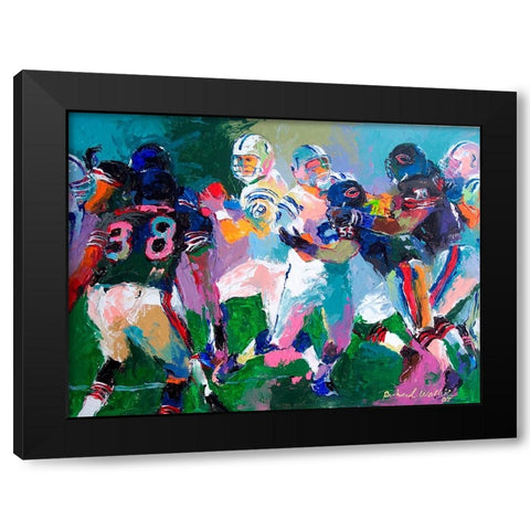 XLI Black Modern Wood Framed Art Print with Double Matting by Wallich, Richard