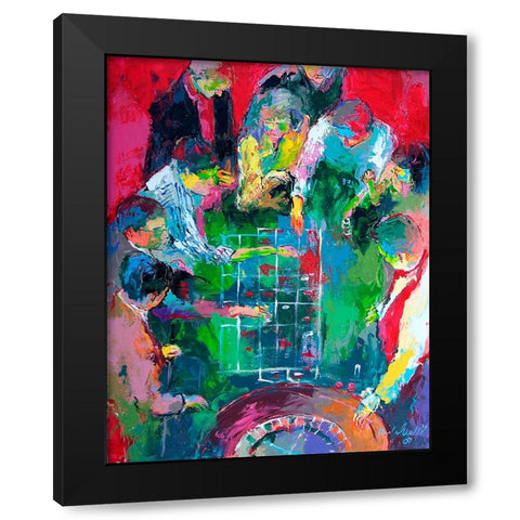 Roulette Black Modern Wood Framed Art Print by Wallich, Richard