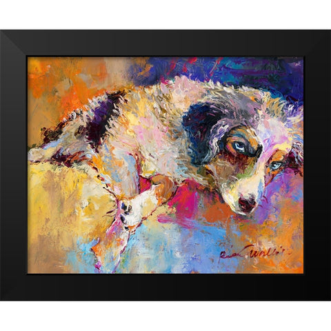 Marley Black Modern Wood Framed Art Print by Wallich, Richard