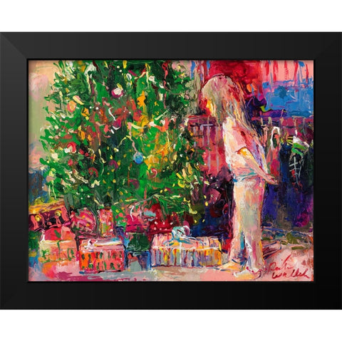 Jaden Black Modern Wood Framed Art Print by Wallich, Richard