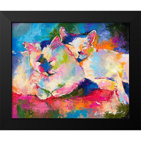Mac+Jack Black Modern Wood Framed Art Print by Wallich, Richard