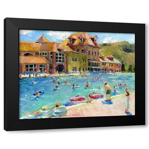 Glenwood Springs Black Modern Wood Framed Art Print by Wallich, Richard