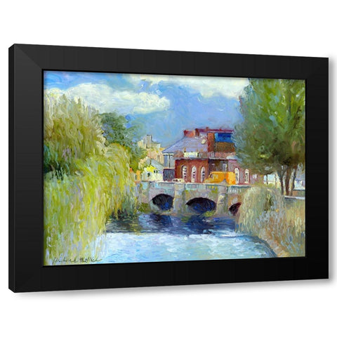 Rickys Trip To Europe Black Modern Wood Framed Art Print with Double Matting by Wallich, Richard