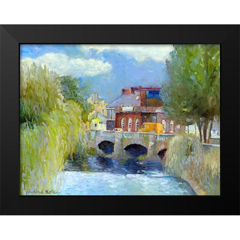 Rickys Trip To Europe Black Modern Wood Framed Art Print by Wallich, Richard