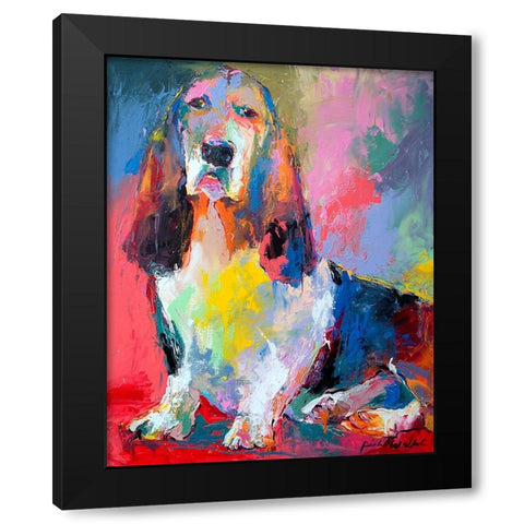 Art Bass Black Modern Wood Framed Art Print with Double Matting by Wallich, Richard