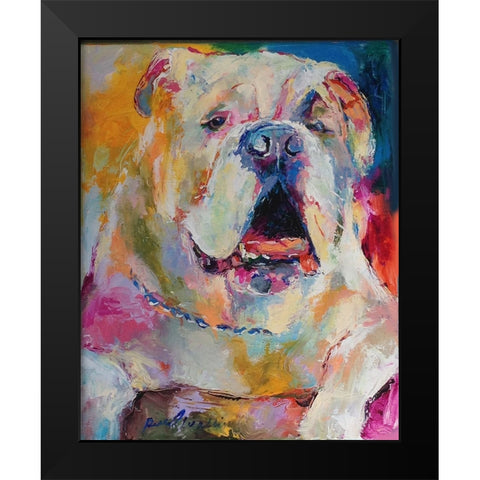 Art Bull - IMG_4209 Black Modern Wood Framed Art Print by Wallich, Richard