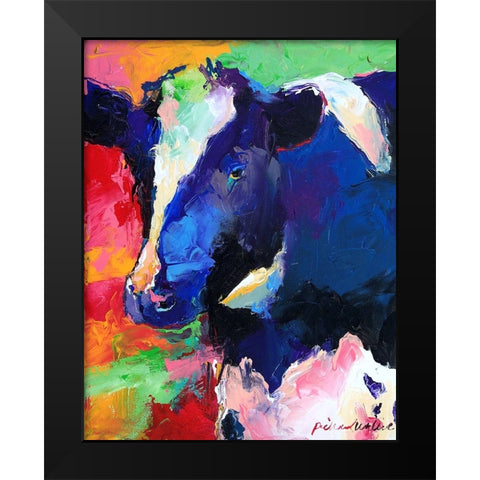 Art Cow 1 Black Modern Wood Framed Art Print by Wallich, Richard