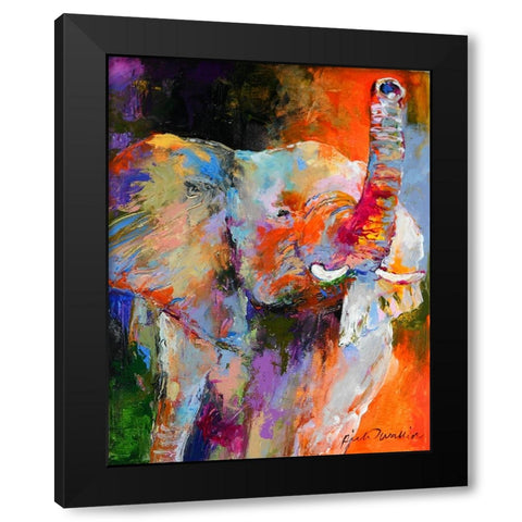 artele1 Black Modern Wood Framed Art Print with Double Matting by Wallich, Richard