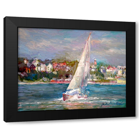 artsail Black Modern Wood Framed Art Print by Wallich, Richard