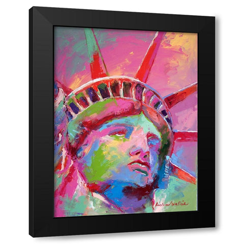 Lady Black Modern Wood Framed Art Print with Double Matting by Wallich, Richard