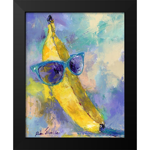Art Banana Black Modern Wood Framed Art Print by Wallich, Richard