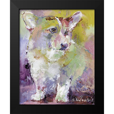 Art Corgi Black Modern Wood Framed Art Print by Wallich, Richard