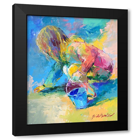 Jaden 3 Black Modern Wood Framed Art Print by Wallich, Richard