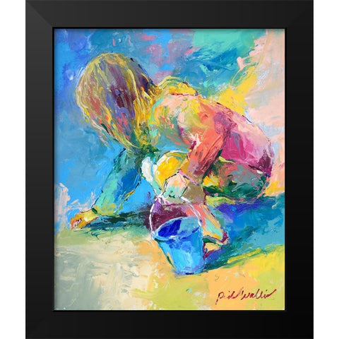 Jaden 3 Black Modern Wood Framed Art Print by Wallich, Richard