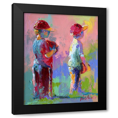 Base Black Modern Wood Framed Art Print with Double Matting by Wallich, Richard