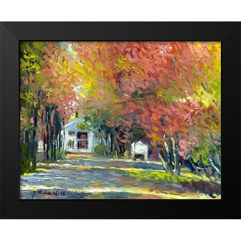 Ocean Park Black Modern Wood Framed Art Print by Wallich, Richard