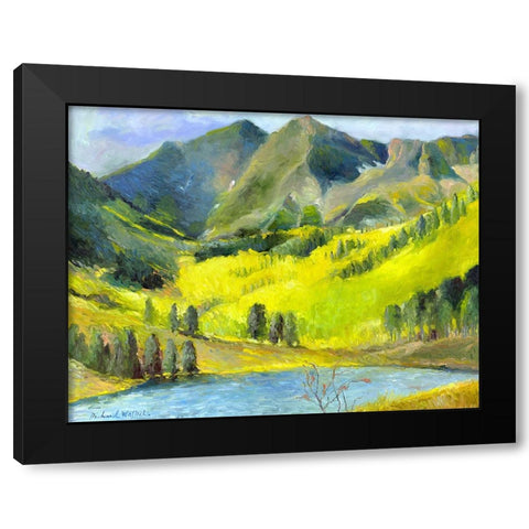 Marron Bells Black Modern Wood Framed Art Print by Wallich, Richard