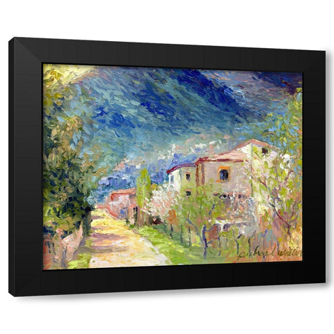 Italy 2 Black Modern Wood Framed Art Print by Wallich, Richard