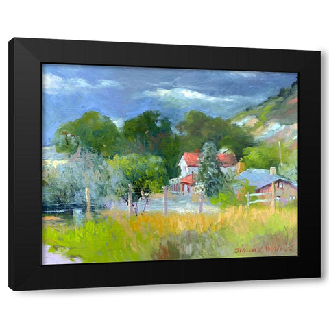 Rooney Ranch 6 Black Modern Wood Framed Art Print by Wallich, Richard
