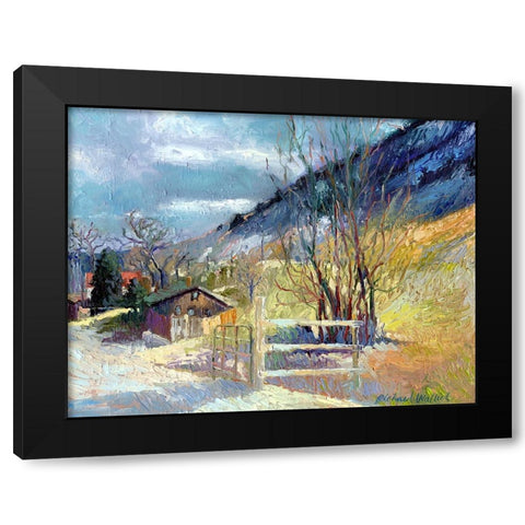 Rooney Ranch 7 Black Modern Wood Framed Art Print with Double Matting by Wallich, Richard