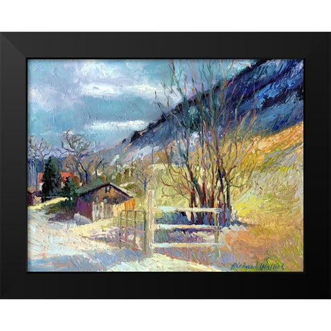 Rooney Ranch 7 Black Modern Wood Framed Art Print by Wallich, Richard