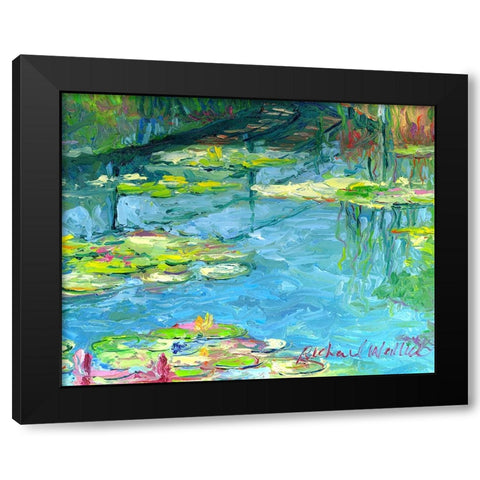 Lilies 6 Black Modern Wood Framed Art Print with Double Matting by Wallich, Richard