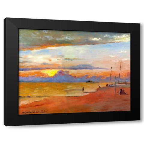 Mexico Black Modern Wood Framed Art Print with Double Matting by Wallich, Richard