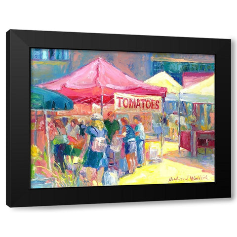 Tomatoes Black Modern Wood Framed Art Print by Wallich, Richard