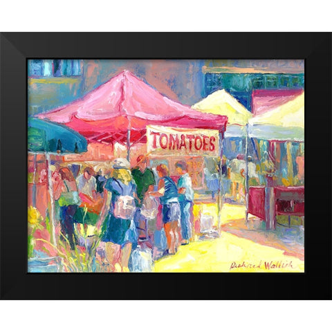 Tomatoes Black Modern Wood Framed Art Print by Wallich, Richard