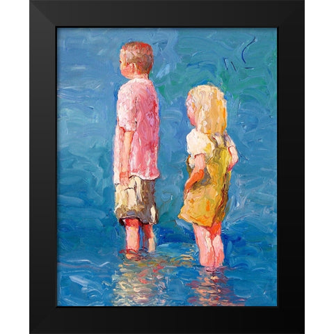 Coronado Black Modern Wood Framed Art Print by Wallich, Richard