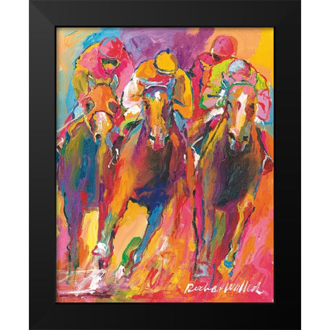 Delmar Black Modern Wood Framed Art Print by Wallich, Richard