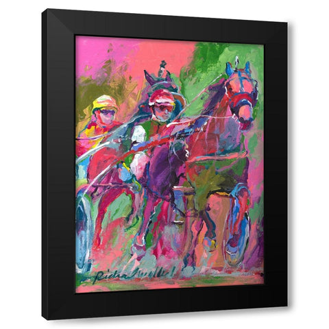 Harness 1 Black Modern Wood Framed Art Print with Double Matting by Wallich, Richard