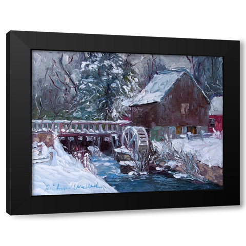 Gilbert Black Modern Wood Framed Art Print with Double Matting by Wallich, Richard
