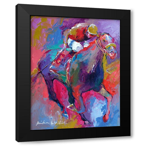 Pimlico Black Modern Wood Framed Art Print with Double Matting by Wallich, Richard