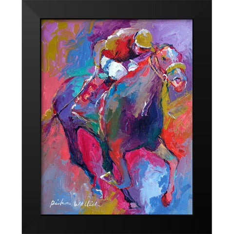 Pimlico Black Modern Wood Framed Art Print by Wallich, Richard