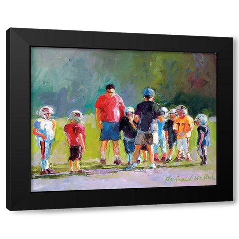 Super Bowl Black Modern Wood Framed Art Print with Double Matting by Wallich, Richard
