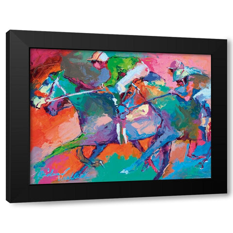 Race 6 Black Modern Wood Framed Art Print with Double Matting by Wallich, Richard