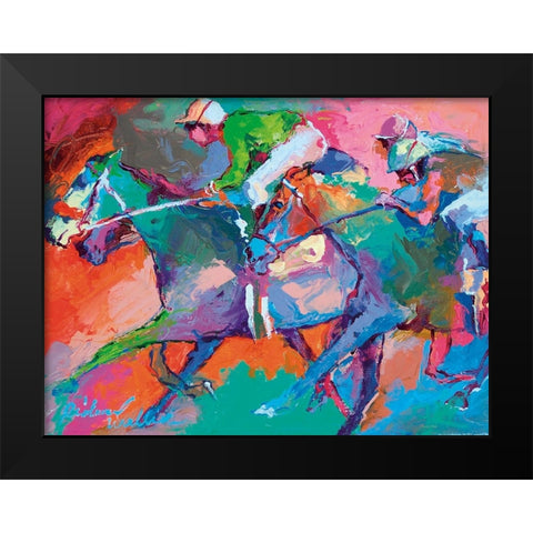 Race 6 Black Modern Wood Framed Art Print by Wallich, Richard