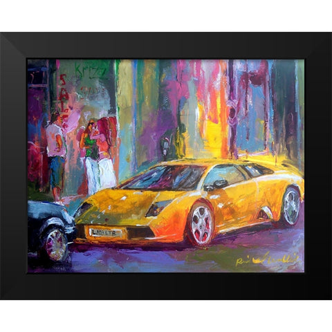 Lamb Black Modern Wood Framed Art Print by Wallich, Richard