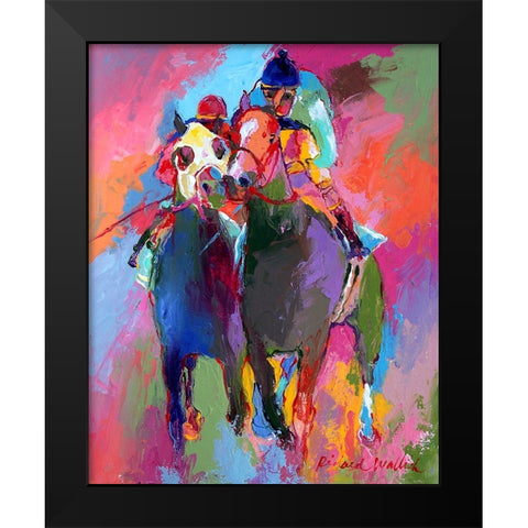 Racee Black Modern Wood Framed Art Print by Wallich, Richard