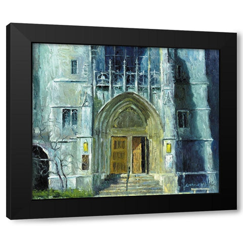 Chicago 1 Black Modern Wood Framed Art Print by Wallich, Richard