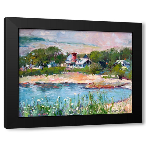 Cove Black Modern Wood Framed Art Print with Double Matting by Wallich, Richard