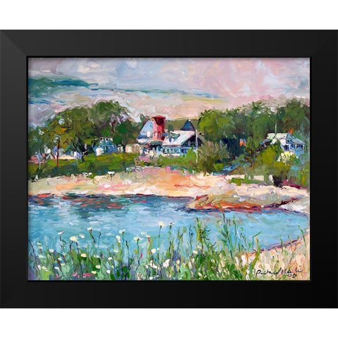 Cove Black Modern Wood Framed Art Print by Wallich, Richard