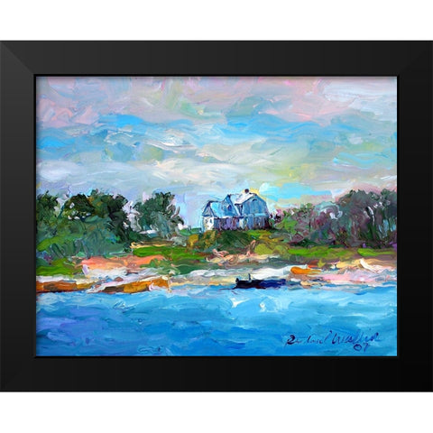 P8 Black Modern Wood Framed Art Print by Wallich, Richard