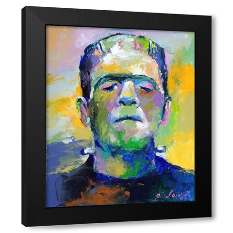 Frank Black Modern Wood Framed Art Print with Double Matting by Wallich, Richard