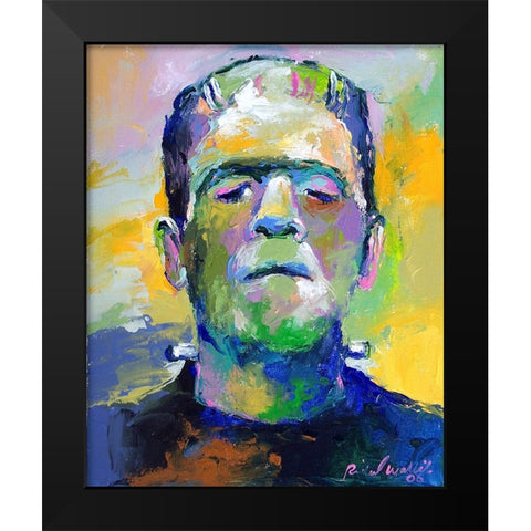Frank Black Modern Wood Framed Art Print by Wallich, Richard