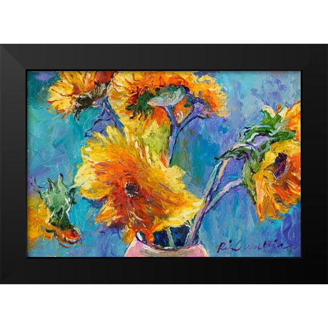 Sun11 Black Modern Wood Framed Art Print by Wallich, Richard